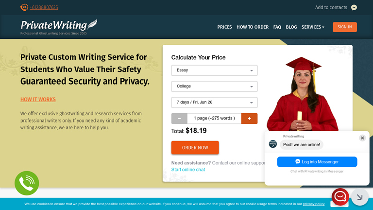 PrivateWriting.com PrivateWriting.com