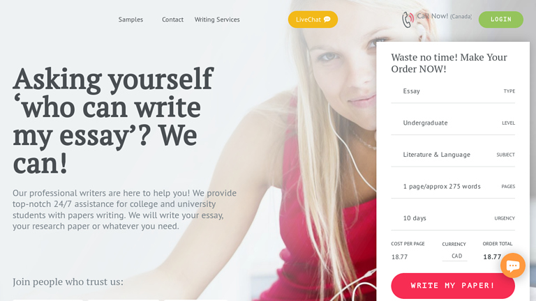 WriteMyEssay.ca WriteMyEssay.ca