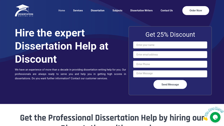 DissertationWritingAce.co.uk DissertationWritingAce.co.uk