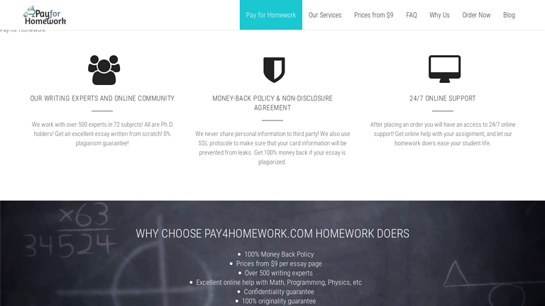 Pay4Homework.com Pay4Homework.com