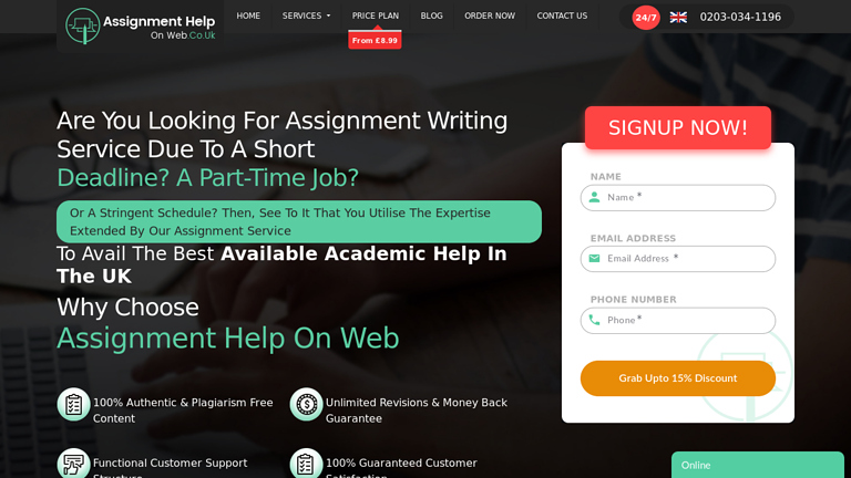 AssignmentHelpOnWeb.co.uk AssignmentHelpOnWeb.co.uk