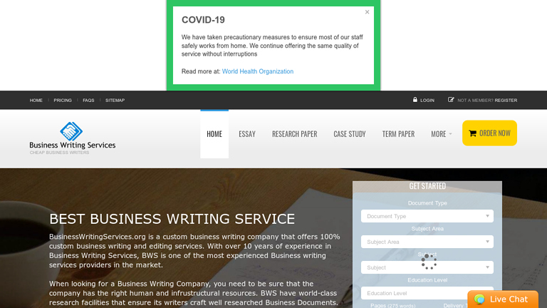 BusinessWritingServices.org BusinessWritingServices.org